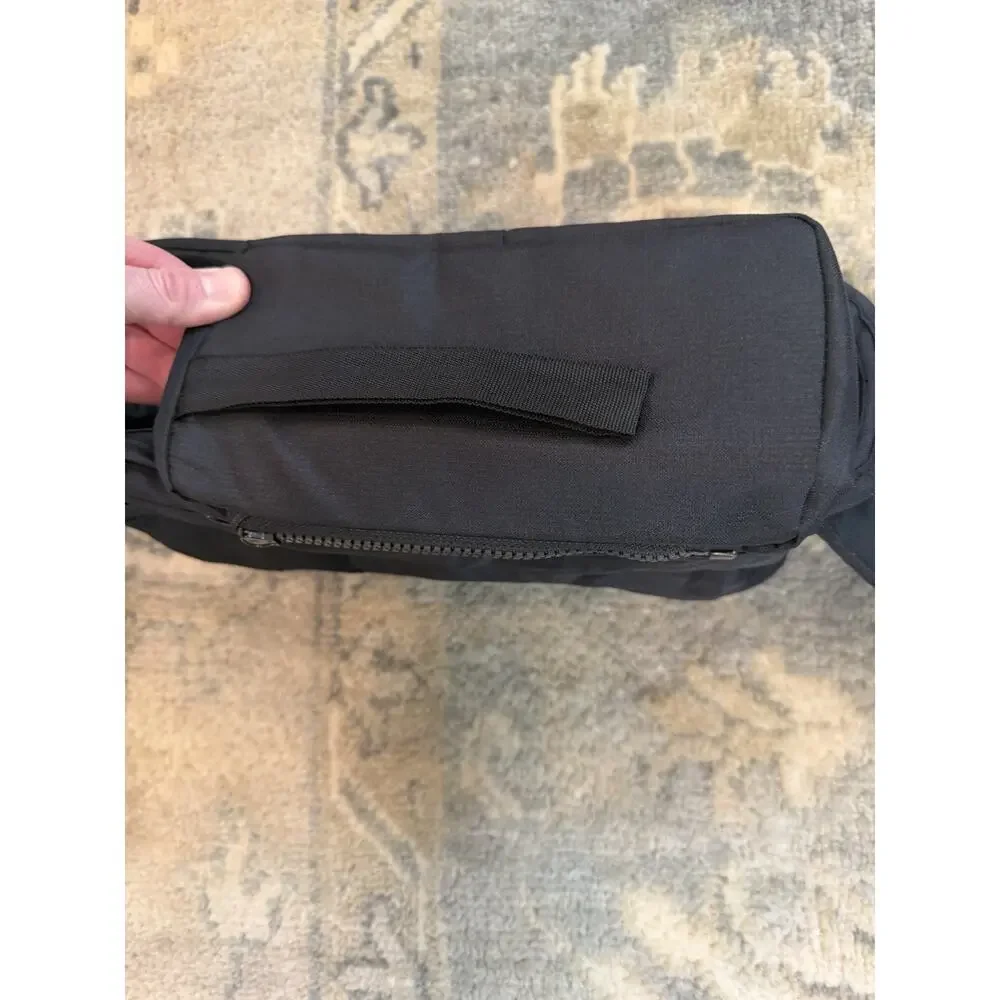 Momcozy Black Insulated Bottle Holder Stroller Organizer Detachable Bag NEW